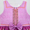 thumbnail image 4 of Girls Rapunzel Sleeveless Dress Cosplay Casual Party Costume 2-8T, 4 of 6