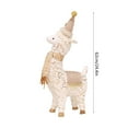 thumbnail image 2 of Grrvtrz Christmas Llama Decorations Desktop Ornaments Store Window Scene Decoration Holiday Props Dress Up,Decoration Supplies,Home Decor, 2 of 5