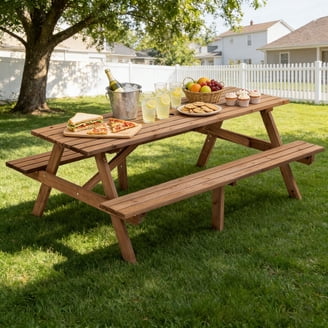 Lifetime Craftsman 6' Folding Rectangle Polyethylene Picnic Table