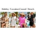 thumbnail image 5 of MOYIKO Swimsuit Coverup for Women Silk Stain Summer Tops Bathing Suit Cover Up Button Down Shirts Beach Outfits Dress, 5 of 7