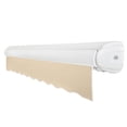 thumbnail image 4 of Awntech 20 Ft Key West Left Motorized Heavy Duty Patio Retractable Awning with Cassette (240in x 9.38in x 120in), Tan, 4 of 6