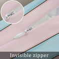 thumbnail image 7 of Pink Blue Striped Throw Pillow Cover 12 x 20 Inch Decorative Pillow Cover Vintage Shabby Chic Wood Grain Lumbar Pillowcase Seasonal Rectangle Cushion Case for Couch Sofa Bed Living Room, 7 of 7