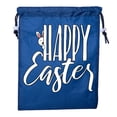 thumbnail image 2 of Mini Easter Basket Bags, Bulk Drawstring Cinch Sacks, Mini Easter Bunny Bags - Peaking Bunny, 2 of 2