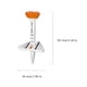 thumbnail image 3 of Titular De Tee De Golf Ball Nail Portable Durable Ligero Deportes al aire libre Accesorios (Naranja), 3 of 5