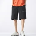 thumbnail image 5 of Sngxgn Men’s Shorts Casual Drawstring Summer Beach Shorts(Black,XXL), 5 of 9