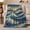 Glowing Surf, variant on Ocean Wave Scene Blue Waves And Foam Dramatic Coastal Art Ocean Lovers Dynamic Blue Seascape Warm Flannel Blanket, Housewarming Gift for Beach House and Guest Room Home Decor