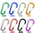 thumbnail image 3 of Keychain 10 Pack Carabiner Clips Mini Aluminum Alloy Keychain Carabiner Clip D Rings for Camping Hiking Fishing Backpacking, 3 of 5