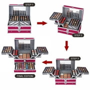 MISS ROSE 132 Colors Makeup Kit for Teenage Girls,Professional Makeup Kit All in One,Makeup Set for Women,Include Eyeshadow/Lipstick/Concealer/Lip Gloss/Eyeliner/Mascara/Makeup Brushes