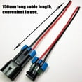 thumbnail image 4 of Graflsoa 2-Pin Waterproof Automotive Connector Set with 150mm Cables - Male and Female Plug Kit for Motorcycles, Cars, Trucks, Boats (5-Pack), 4 of 6