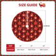 thumbnail image 2 of Fotbe Christmas Red Balls Pattern Christmas Tree Skirt, Tree Skirts Plush Christmas Decorations, Christmas Tree Skirts Xmas Decorations Holiday Party Decor-48", 2 of 6