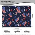 thumbnail image 7 of XYZCANDO USA Flags Printed Trunk Mat 29" x 39", Waterproof Durable Trunk Carpet, Easy Install Non-Slip Cargo Liner for SUVs, Sedans and Trucks, 7 of 7