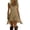 Khaki, variant on Summer Dresses for Women Sleeveless V-Neck Sundress Solid Color Linen Dress Night Out Beach Vacation Ruffled Suspender Skirt