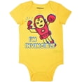 thumbnail image 5 of Marvel Boy's 5-Pack Avengers Short Sleeve Onesie Creepers Assortment, 5 of 6