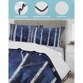 thumbnail image 4 of Twin Size Down Alternative Comforter, Lightweight Comforter Quilt Bedding Set with Pillow Shams All Seasons Bed Comforter Duvet Insert 68"x86", 4 of 7