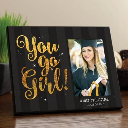 You Go Girl Personalized Graduation Frame for Her