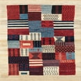 thumbnail image 1 of Ahgly Company Machine Washable Indoor Square Contemporary Saffron Red Area Rugs, 6' Square, 1 of 7