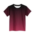 thumbnail image 4 of VOAVEKE Shirts Chemises pour Garçons, Chemises pour Garçons, T - Graphiques Athlétiques Unis à Manches Courtes d'Été pour Garçons Rouge 4-5 Ans, 4 of 4