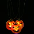 thumbnail image 4 of 3 Pcs Collier Halloween Créatif Citrouille Collier LED Collier de Fête pour Enfants, 4 of 10