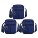 thumbnail image 1 of Bolso de nailon para ocio, bolso de mano, bolso bandolera, bolso de hombro impermeable para mujer Azul oscuro, 1 of 5