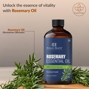 Botanic Hearth Rosemary Oil for Hair Growth 4 Fl Oz |100% Pure & Natural Premium Grade Essential Oils for Diffuser, Aromatherapy, Soap and Candle Making | For Hair Volume, Eyelash Care, Skin Care