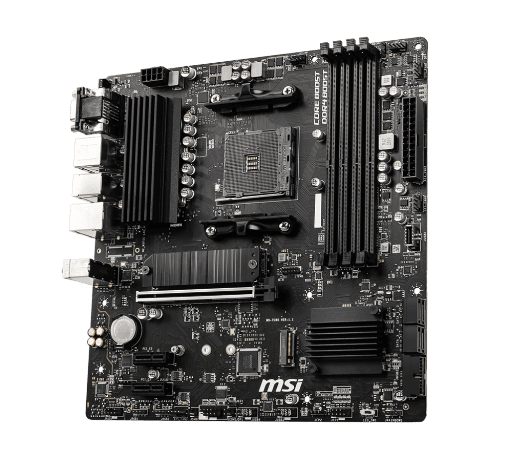 MSI PRO B550M PRO-VDH WIFI AMD Motherboard, AM4, USB 3.0, Micro