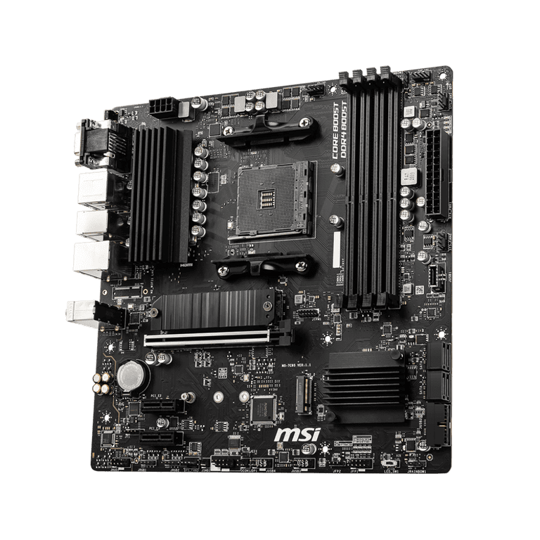 MSI PRO B550M PRO-VDH WIFI AMD Motherboard, AM4, USB 3.0, Micro
