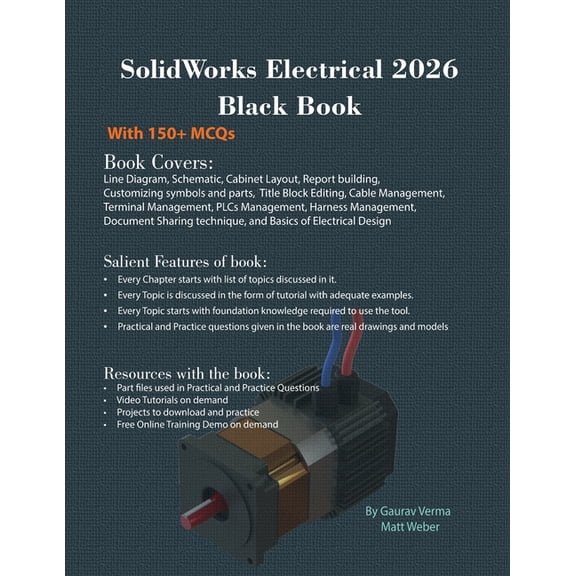 SolidWorks Electrical 2026 Black Book, (Paperback)