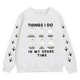 thumbnail image 4 of Weebloom Girls Sweatshirt Crew Neck Headless Long Sleeved Printed Top Leisure Holiday Sweatshirts For Teen Girls,4-5 Years, 4 of 4