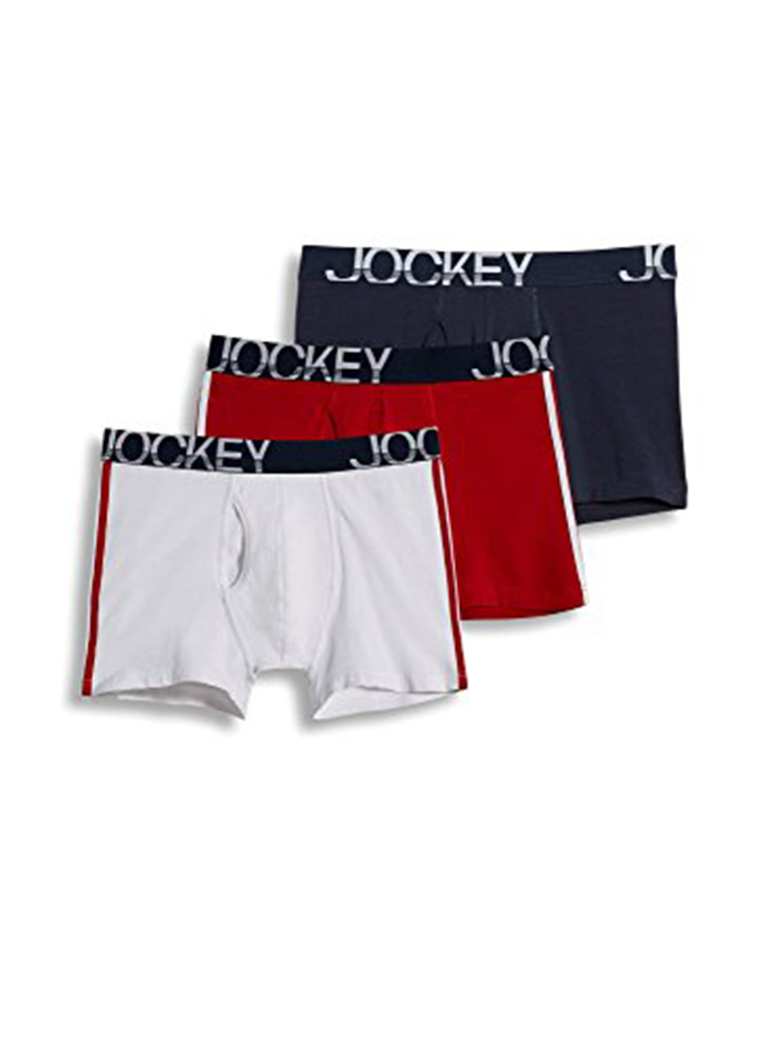 Jockey Mens Underwear ActiveStretch/™ Midway Brief 3 Pack