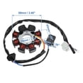 thumbnail image 4 of 4 Wires 8 Pole AC Motorcycle Magneto Stator for 50cc 80cc 100cc GY6 Engine for ATV Scooter Go-Kart UTV, 4 of 6