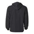 thumbnail image 2 of Independent Trading Co. Men's Hooded Water Resistant Windbreaker Jacket, 2 of 4