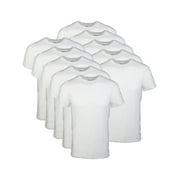 Gildan Adult Men's Tag Free, Crew T-shirts, White, 12-Pack, Sizes S-2XL