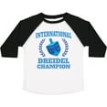 thumbnail image 3 of Inktastic Dreidel Champion Hanukkah with Blue Laurels Boys or Girls Toddler T-Shirt, 3 of 5