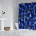 thumbnail image 2 of Pioneer Flower Floral Print Pattern Shower Curtain 84"x72", Bathroom Decorative Shower Curtain Set with 12 Hooks, Waterproof Washable, 2 of 6