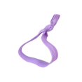 thumbnail image 2 of Anneau de Cheveux Sans Couture Haute Élasticité Noué Support de Queue de Cheval Réglable Accessoires de Chouchous Colorés Multi Couleur Violet Clair, 2 of 7