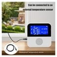 thumbnail image 4 of Tuya Smart Home WIFI Temperature Humidity Sensor Alarm Indoor Outdoor Hygrometer Thermometer Detector Mobile Phone Remote Control ,Easy to Install, 4 of 7