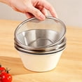 thumbnail image 5 of Strainer Set 304 Stainless Steel Colander Mixing Bowl – 2-Piece Small Bowl & Strainer for Berries, 5 of 9