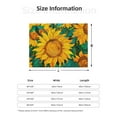 thumbnail image 5 of Uemuo Vibrant Sunflower Painting Printed Throw Blanket for Couch, Fluffy Fuzzy Blankets for Bed, Sofa, Cozy Flannel Faux Fur Blanket-60"x50", 5 of 6