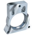 thumbnail image 5 of Trans Dapt Throttle Body Spacer 2564 Torque-Curve; 1 Inch Thick; Natural; Aluminum; Single Center, 5 of 5