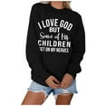 thumbnail image 2 of Vedolay Womens Sweatshirt Women's 2023 Zip Up Hoodies Oversized Sweatshirt Cute Fall Casual Clothing with Pockets,Black 3XL, 2 of 4