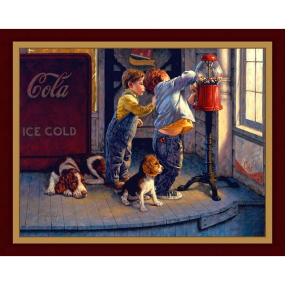 Penny a Piece Panel Cotton Fabric