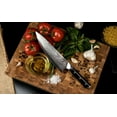 thumbnail image 2 of Chef Knife: Best Professional Quality 8 Inch Japanese AUS10 67-Layer High Carbon Damascus Stainless Super Steel Gyuto- Razor Sharp Full Tang Blade w/Hammered Finish & Ergonomic G10 Handle, 2 of 4