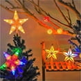 thumbnail image 5 of 1 lámpara LED de estrella brillante para la parte superior del árbol de Navidad de 16/20 cm, decoración para el árbol de Navidad, suministros para fiestas de Navidad en el hogar, Navidad Noel 2023, 5 of 5