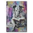thumbnail image 3 of Borzoi Decor Poster Unframe, Borzoi Dog Canvas Wall Art, Dog Reading Book Canvas Print Painting Poster Wall Decor Dog Lovers Gifts, 3 of 6