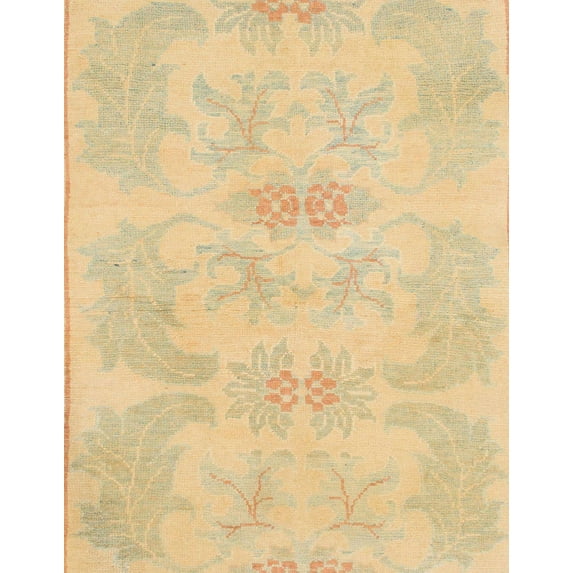 Ahgly Company Indoor Rectangle Abstract Yellow Abstract Area Rugs, 5' x 7'