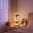thumbnail image 6 of Hometravel Glass Dome Night Light, Preserved Rose and Butterfly Display with LED Base, Crystal Flower Decor with Glowing Effect for s, 6 of 6