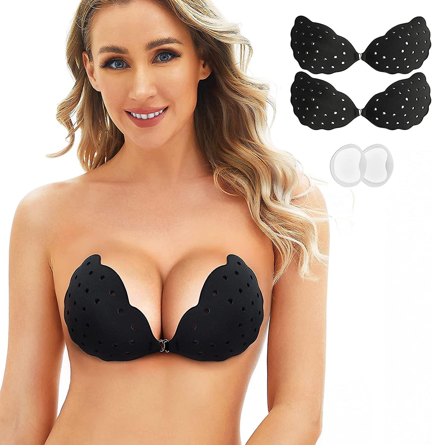 Soutiens-gorge Invisibles Adhésifs – Lot De 2 Paires En Silicone, Sans Bretelles, Pour Robes Dos Nu - 12