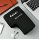 thumbnail image 5 of Big Enter Key Throw Pillow con USB Office Stress Relief Tool Noon Break Nap Desktop Pillows Vent Toy (Negro), 5 of 7