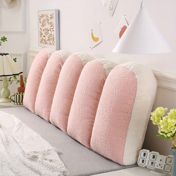 1pc New Petal Cushion, Soft and Fluffy Lumbar Support Pillow, Large Backrest Cushion for Sofa, Recliner, or Tatami - Washable