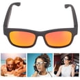 thumbnail image 4 of Lunettes Intelligentes, Portée de Réception 33 Pieds Stéréo à Réduction de Bruit, Lunettes de Soleil Sans Fil, Lunettes Intelligentes pour Hommes, Lunettes avec Écouteurs pour le Cyclisme, la Course, la Conduite, la Pêche, 4 of 7